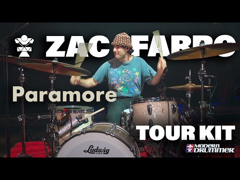 Zac Farro - Paramore - Tour Kit Rundown