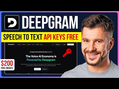 How to Get and Use Deepgram API Key (Very Easy!) | Speech to Text API FREE