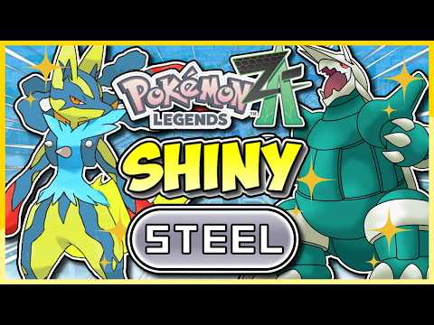 Pokemon Legends ZA - But I Can ONLY Use SHINY STEEL Pokemon!