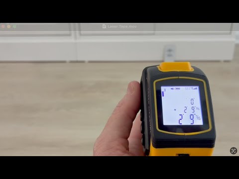 STONEBROOK 4-in-1 Laser Tape Measure, High-Precision Digital Distance Meter with Cross-Line Laser