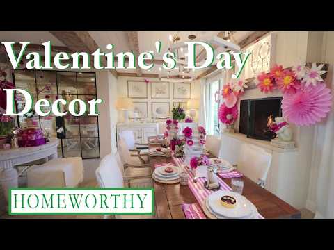 Valentine's Day Decor | Galentine's Celebrations, Pink Tablescapes, and Romantic Dinners for Two