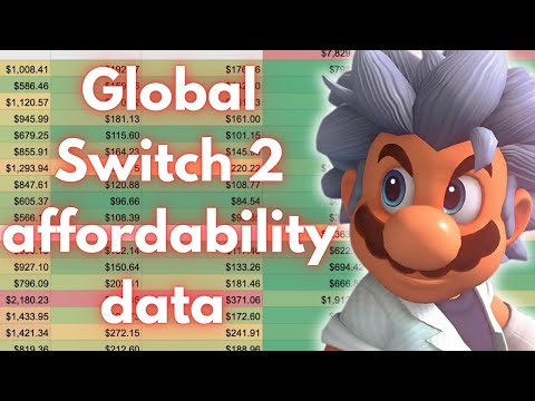 How affordable are Switch 2 and Mario Kart World? - Global and 2017 Comparisons