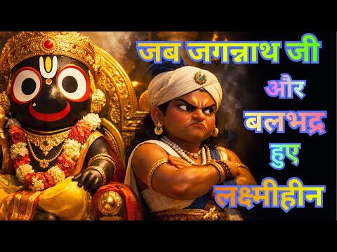 जब जगन्नाथ जी और बलभद्र हुए लक्ष्मीहीन | jagannathpuri #krishnaleela #indreshji #krishnaanimation