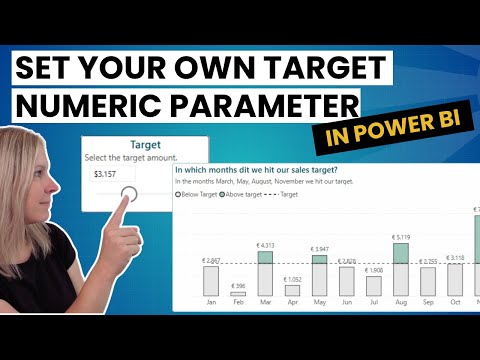Numeric parameter in Power BI - Set your own targets