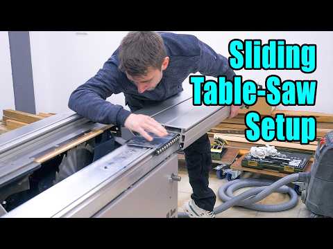 Setup & Adjusting a Sliding Table Saw