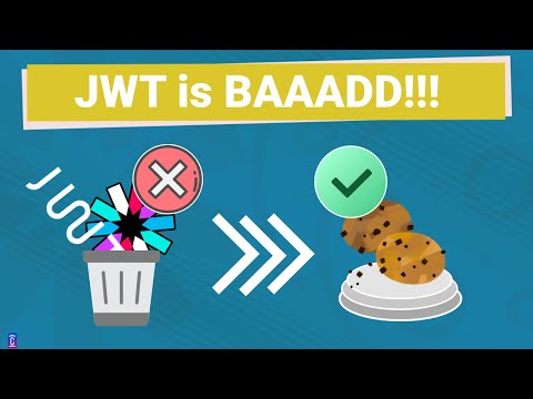 Stop using JSON Web Tokens. Use Cookies & Server Sessions instead