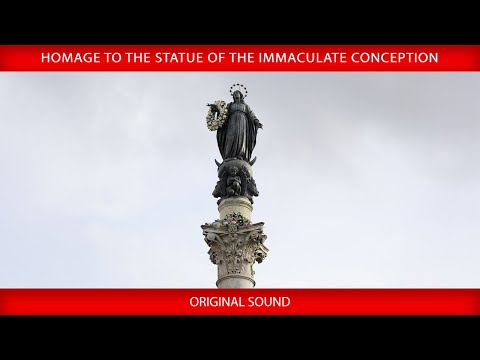 8 December 2025 Homage to the Statue of the Immaculate Conception - Pope Leo XIV