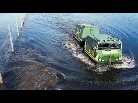 Fixing flooding on runway turning pad