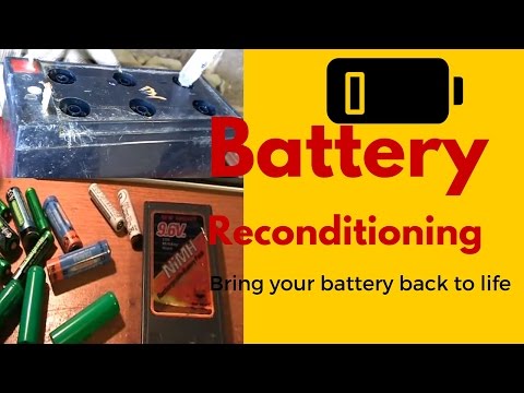 Battery Reconditioning- Battery Companies PRAY You Never See This Revealing Video