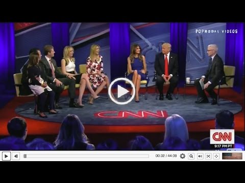 Get to Know Donald Trump's family - MUST SEE INTERVIEW CNN town hall interview 4/12/16
