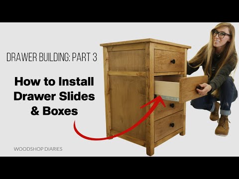 How to Install Drawer Slides and Drawer Boxes