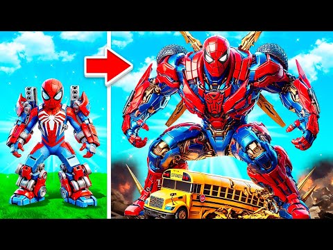 Upgrading to Transformer SPIDERMAN In GTA 5