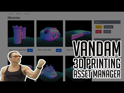 Manage 3D Printing Assets in Docker with ManyFold (Previously VanDAM)