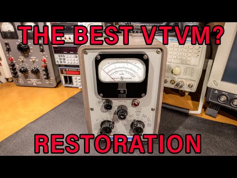 The BEST VTVM? You Decide! HP 410B Restoration and Alignment