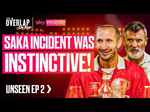 Chiellini: Roy Keane, Sunderland & Messi vs Ronaldo | The Overlap on Tour: Unseen Ep 2 | Sky Mobile