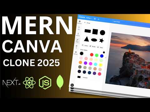 MERN Stack Canva Clone : Next.js, React, Fabric.js, Auth V5, Tailwind, Microservices, MongoDB