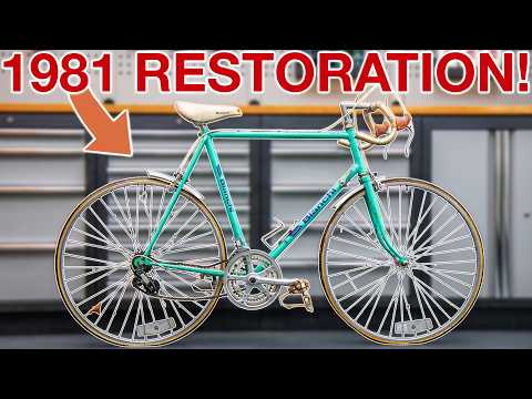 Vintage Bianchi restoration! 1981 Road bike rebuild service!
