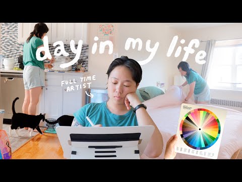 Day in the Life an Artist ♥︎ starting the biggest project of the year!
