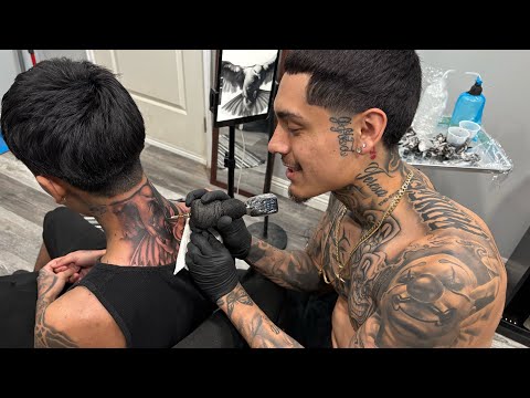 TATTING MY HOMIES NECK!