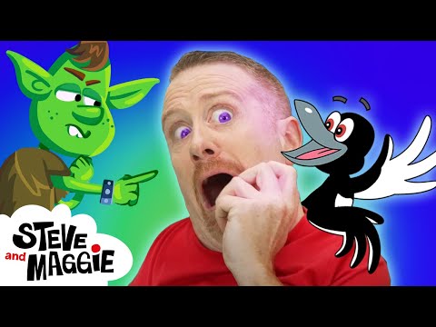 Haunted Forest Monsters for Kids with Steve and Maggie | Forest Animals | Go Away, Scary Goblins!