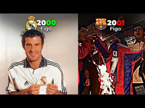 FOOTBALL'S BIGGEST BETRAYAL Luis Figo's Shocking Move to REAL MADRID