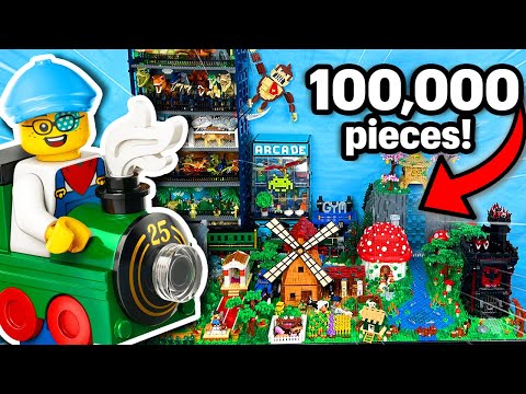 I built a LEGO Minifigure CITY...