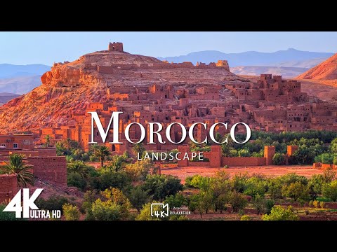 Morocco 4K Drone Nature Film - Relaxing Piano Music - Travel Nature