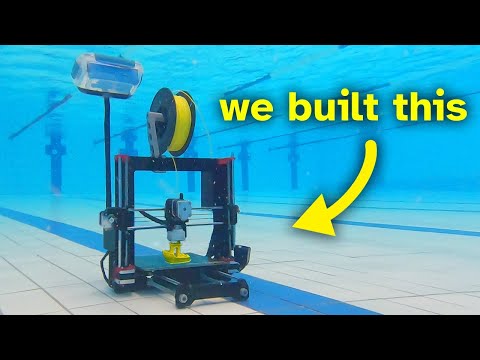 3D printing UNDERWATER is surprisingly clever