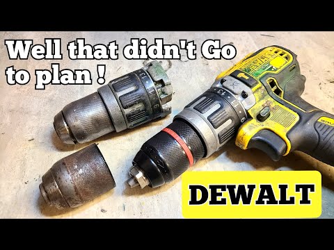 Replacing a Chuck on a Dewalt cordless drill gone wrong. What to do when it goes wrong??