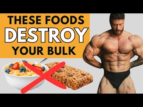 10 Absolute WORST Foods For Bulking STOP Eating These NOW!