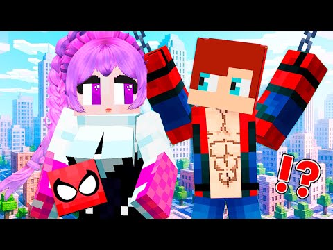 JJ Spider Man Save RUMI Spider ! But He in TROUBEL in Minecraft ?! - Maizen Minecraft JJ & Mikey
