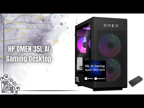 HP OMEN 35L AI Gaming PC Review | Ryzen 7 + RTX 5070 Next-Gen Gaming Beast!