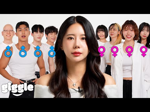 4 Guys vs 4 Girls : What gender do Bisexual girl prefer?!