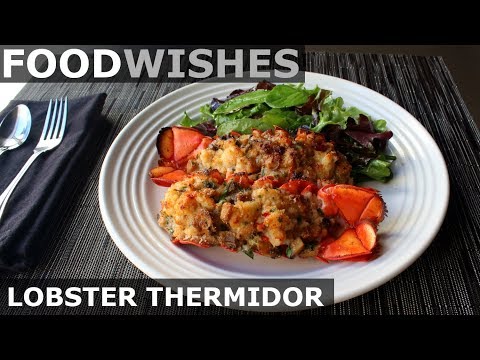 Lobster Thermidor - Food Wishes - Fancy Lobster Gratin