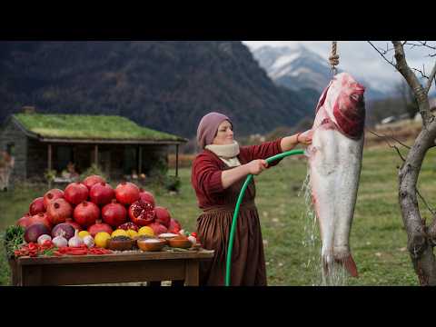 Bighead Carp Recipe – Stuffed with Fruit & Walnuts