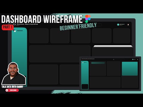 How to Design a Power BI Dashboard in Figma | Wireframe Tutorial for Beginners (Part 1)