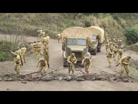 Eighth Route Army intercepted Japs transporting food supplies,capturing both soldiers and vehicles.