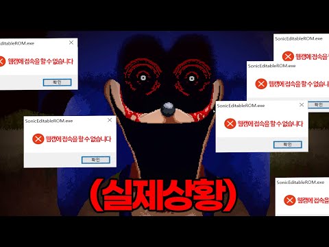 얼공 될뻔... 캠을 해킹하는 소닉 공포게임 ㄷㄷ