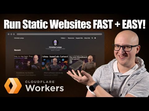 Publish a Static Hugo Website the EASY way // Cloudflare Workers