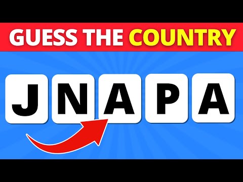 Guess the Country by its Scrambled Name 🌎