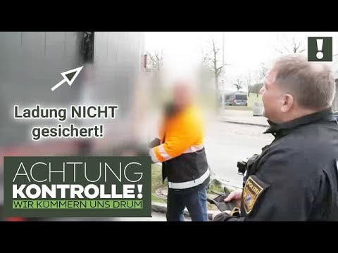 "Da kam uns alles entgegen!" 😮 Fracht LOSE geladen! | Achtung Kontrolle