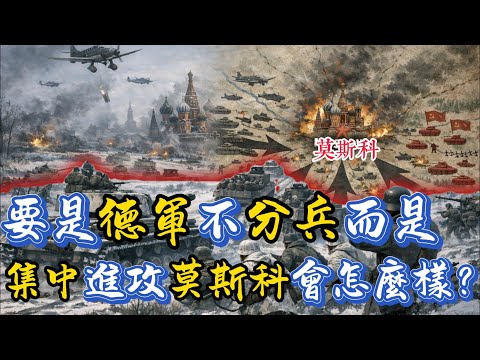 二戰要是德軍不分兵,而集中進攻莫斯科能拿下首都進而打贏蘇聯嗎?