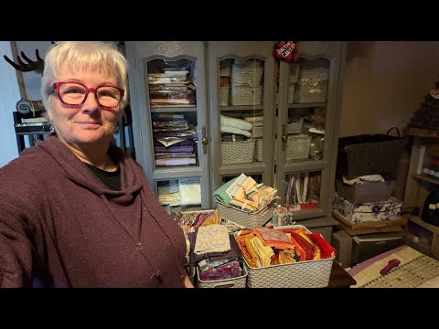 Advent Day 20. JOY. & a Tidy sewing room.  Ish 😜