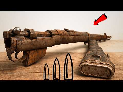 Can You Guess This Weapon? 😱 Rusty Antique Gun Restoration