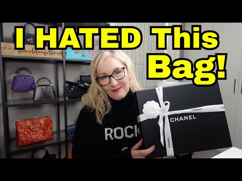 LUXURY BAG UNBOXING!  I HATED THIS BAG SO MUCH I BOUGHT IT TWICE!