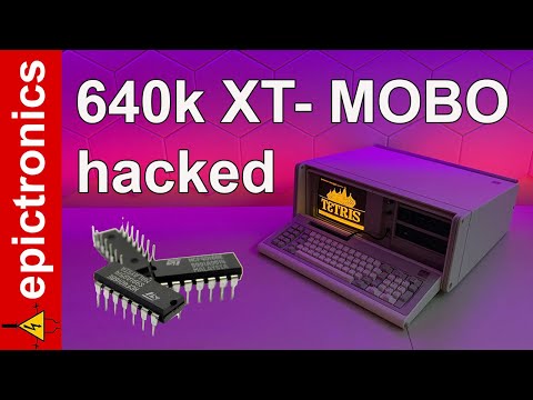 XT motherboard hacked & hard drive repair. IBM 5155 & Miniscribe 3212 & reassembly after restoration