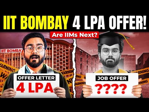 IIT Bombay's 4 LPA Salary | What About Placements at IIMs?