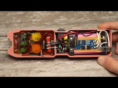 Очень МОЩНЫЙ электрошокер своими руками. (Подробно)