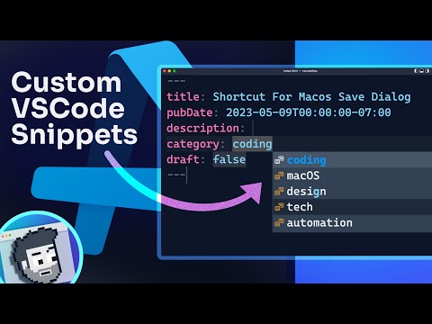How to use VSCode snippets