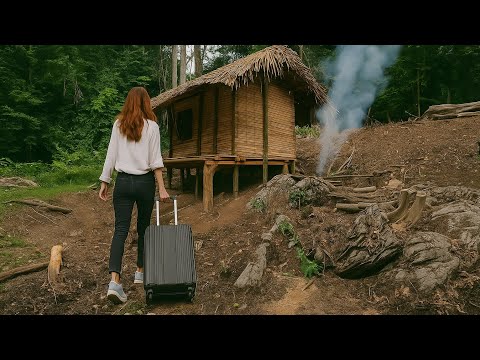 CEO Leaves the City to Build a Stunning Bamboo and Wooden House in the Forest | Everyone Amazed